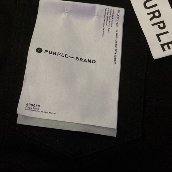 Purple Brand Black Jeans